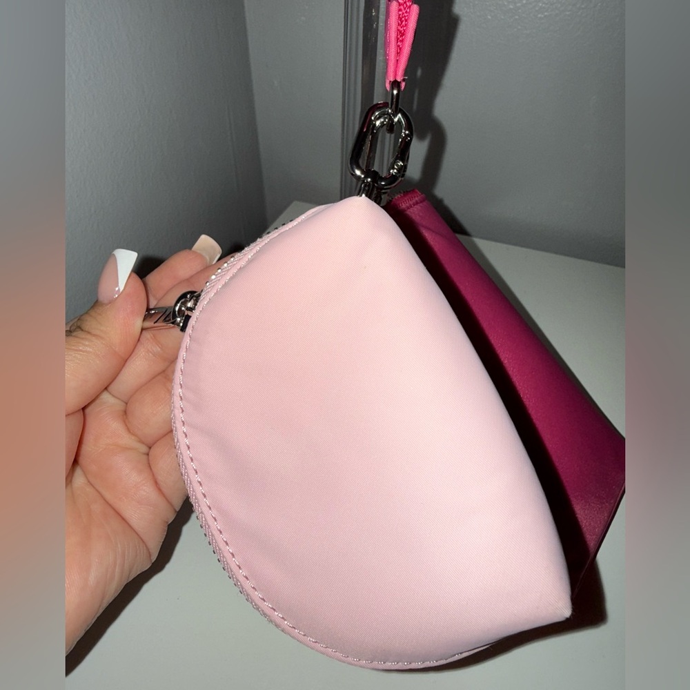 Lululemon Dual Pouch Wristlet Wallet Pink and Light - Picture 7 of 10
